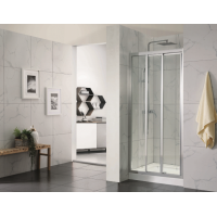 Semi-Frameless Triple Sliding Door